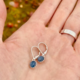 Blue kyanite earrings