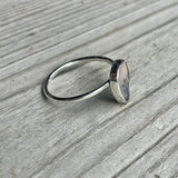 Dendritic agate rings