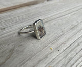 Dendritic agate rings