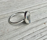 Dendritic agate rings