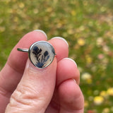 Dendritic agate rings