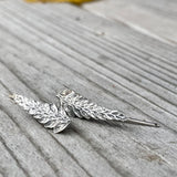Fern stud earrings