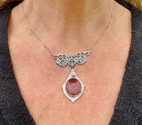 Fossil coral necklace