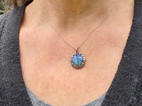 Blue labradorite pendant
