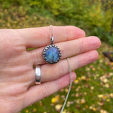Blue labradorite pendant
