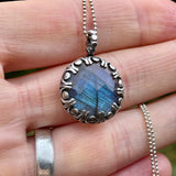 Blue labradorite pendant