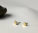 22k gold leaf earrings