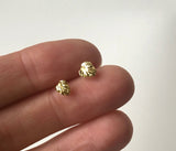 22k gold leaf earrings