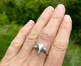 Manta ray ring