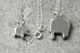 Mother elephant necklace