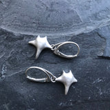 Manta ray earrings