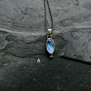 Small moonstone necklaces