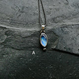 Small moonstone necklaces