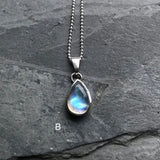 Small moonstone necklaces