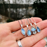 Small moonstone necklaces