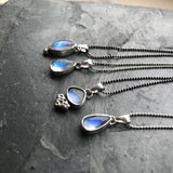 Small moonstone necklaces