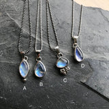 Small moonstone necklaces