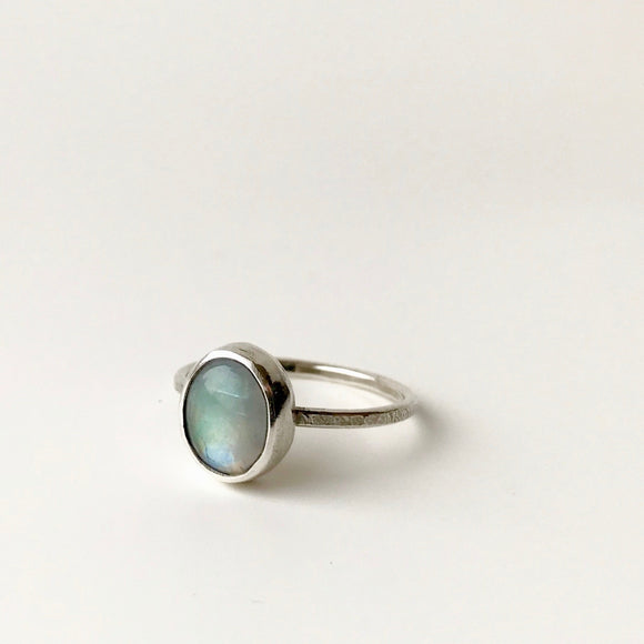 Moonstone ring size 9