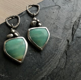 Peruvian opal earrings