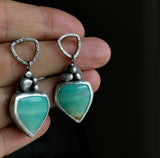 Peruvian opal earrings