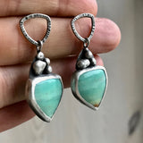 Peruvian opal earrings